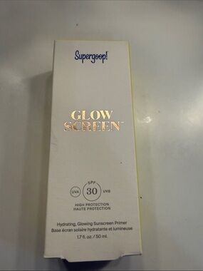 Supergoop! Glow Screen Sunscreen Primer - White with Gold Accents